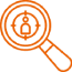 Customer Focus icon orange