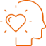 Passion icon orange