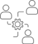 Teamwork icon gray